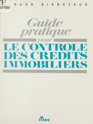 cover image of Guide pratique pour le contrôle des crédits immobiliers